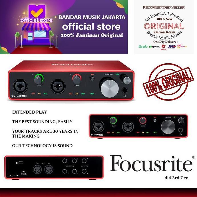 Focusrite 4i4 Soundcard Audio Interface