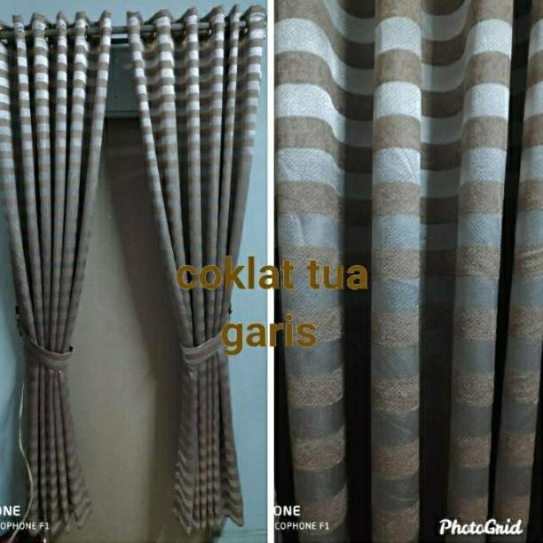 Gorden Jendela Pendek - Gorden Blackout Impor Model Smokring