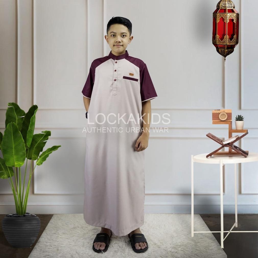 BESTPROMO Baju Gamis Anak Laki Laki Safa /Jubah Anak 10 - 16 Tahun