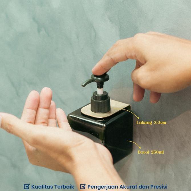 Gantungan Botol Sabun Harga Grosir /  Soap Dispenser Holder Stainless / Kuningan Stainless