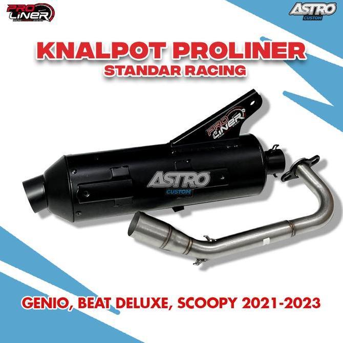 Knalpot Proliner Beat Scoopy Vario 110 Fi ESP Genio Beat New Deluxe Vario 125 Vario 150 LED PCX 150 