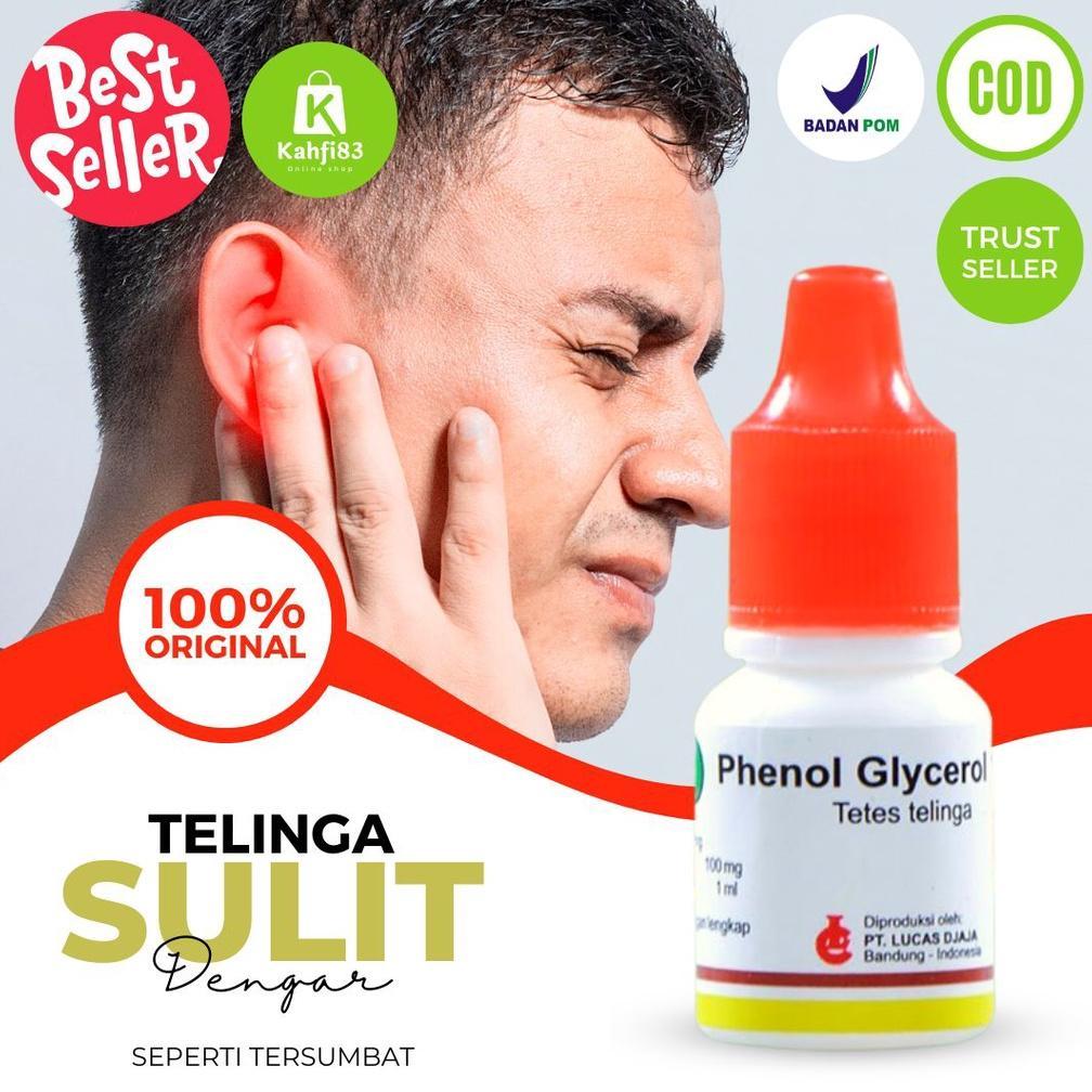 Phenol Obat Tetes Telinga Kotoran Keras / Cairan Obat Pembersih Telinga Berdenging Bernanah Berair B