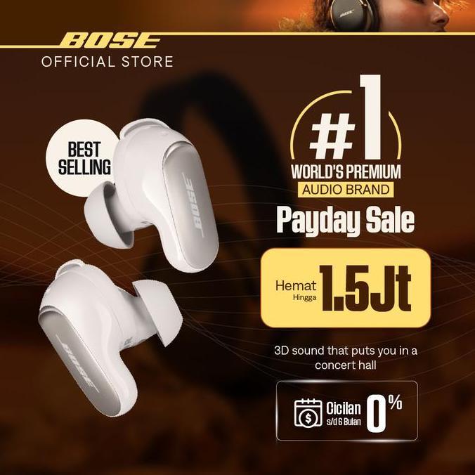 Bose QuietComfort Ultra Earbuds 2nd Gen ANC Noise Cancelling TWS Earphone