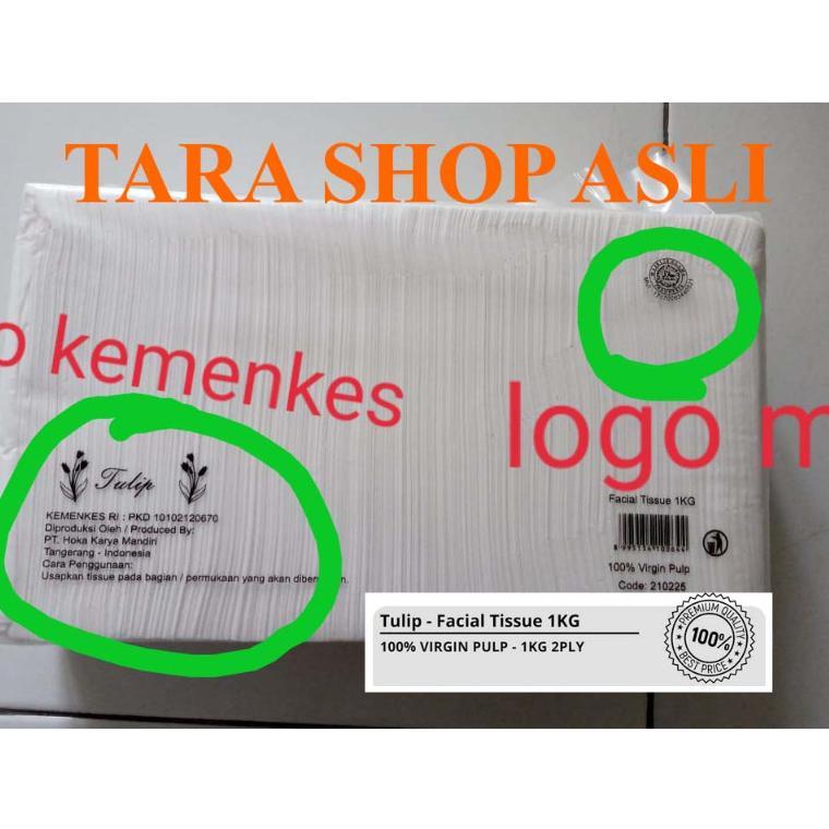 Tulip Tissue Wajah 1Kg / Tisu Wajah 1000gr