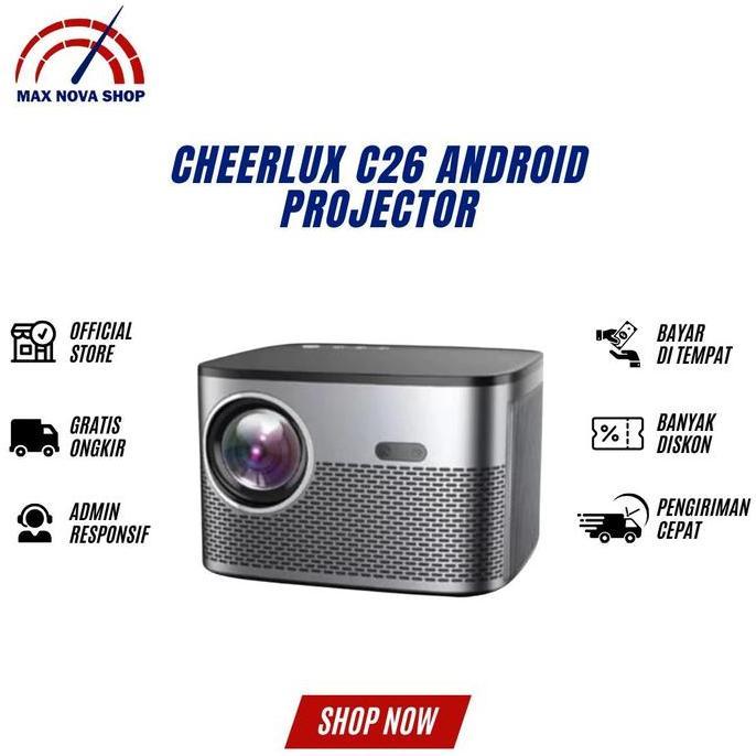 OREJELA CHEERLUX C26 ANDROID Projector Auto Fokus Digital 280 ANSI