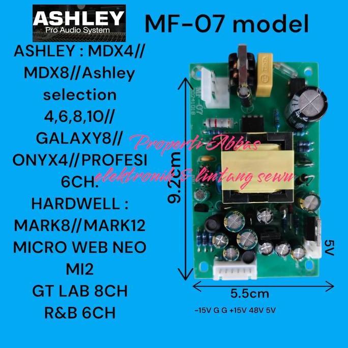 MODUL PSU MIXER POWER SUPPLY MIXER AUDIO MF-07
