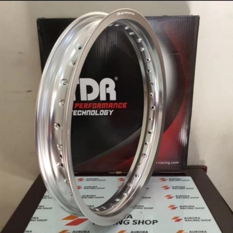 Velg TDR W kotak SILVER Ring 17, Velg Peleg TDR W 140, 160, 185, 215 ring 17 silver TDR ORI