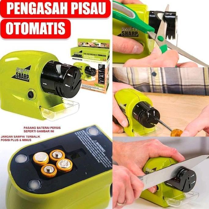 AKSULUTI MESIN PENGASAH OTOMATIS PENGASAH PISAU ELEKTRIK SWIFT SHARP PENGASAH GUNTING PENGASAH OBENG