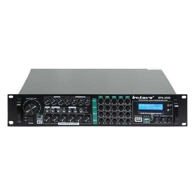 Betavo Public Address Amplifier BPA 2500 | 500 Watt | Amplifier Toa