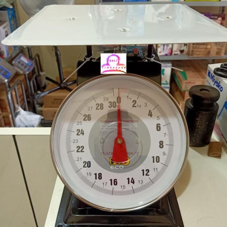 Timbangan Kue Duduk Manual Jarum 30 Kg Frt Tatakan Datar 30Kg