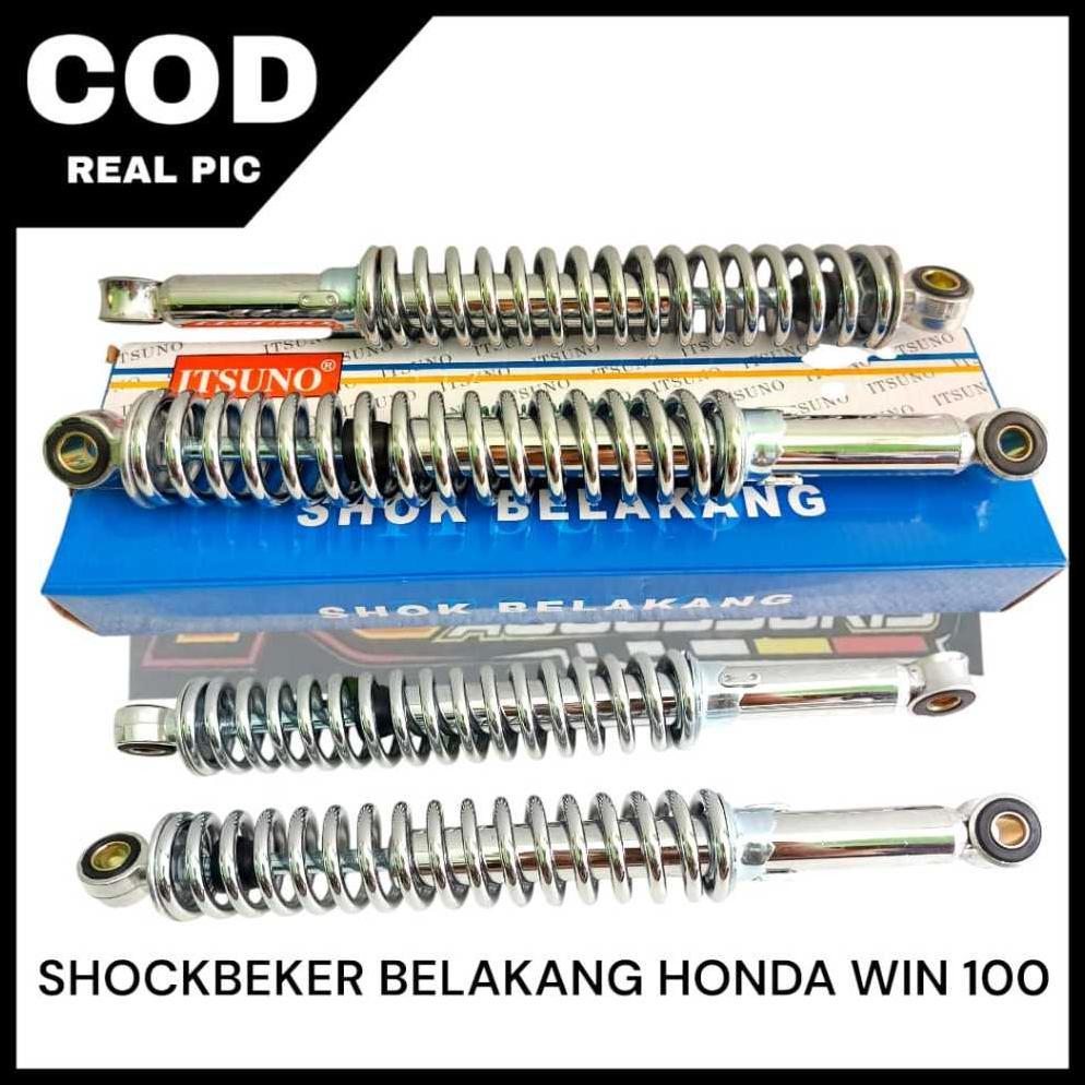 SHOCKBREAKER SHOCK SKOK BELAKANG HONDA WIN 100 CROM UKURAN 360MM
