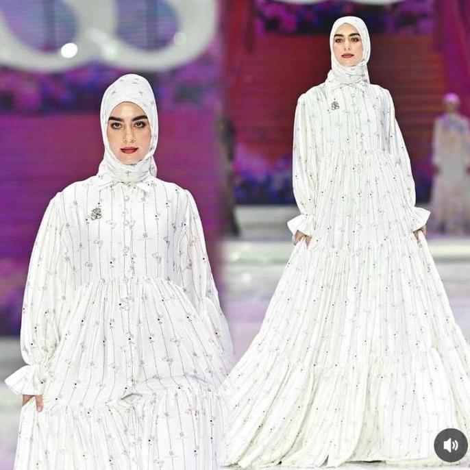 SHELLASAUKIA GAMIS SET BONUS KAVAMATA DRESS HIJAB Viral Langka