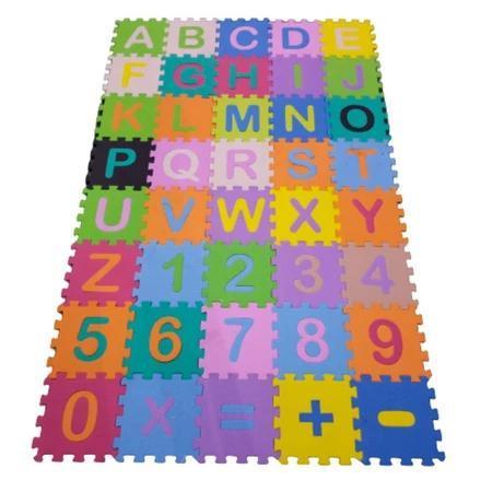 TERBARU Karpet Pasang Puzzle Busa Abjad dan Angka Evamat ABC sampai Z dan 1-9