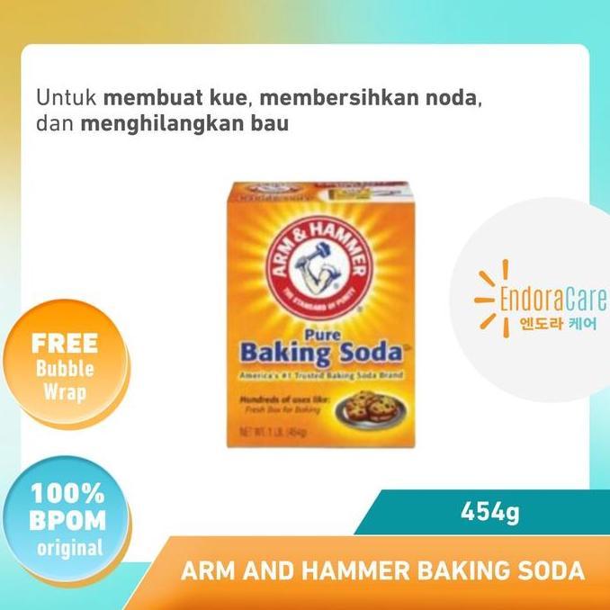 Ingredients- Arm And Hammer Baking Soda 454Gram | Baking Soda Untuk Kesehatan | Bubuk Murni