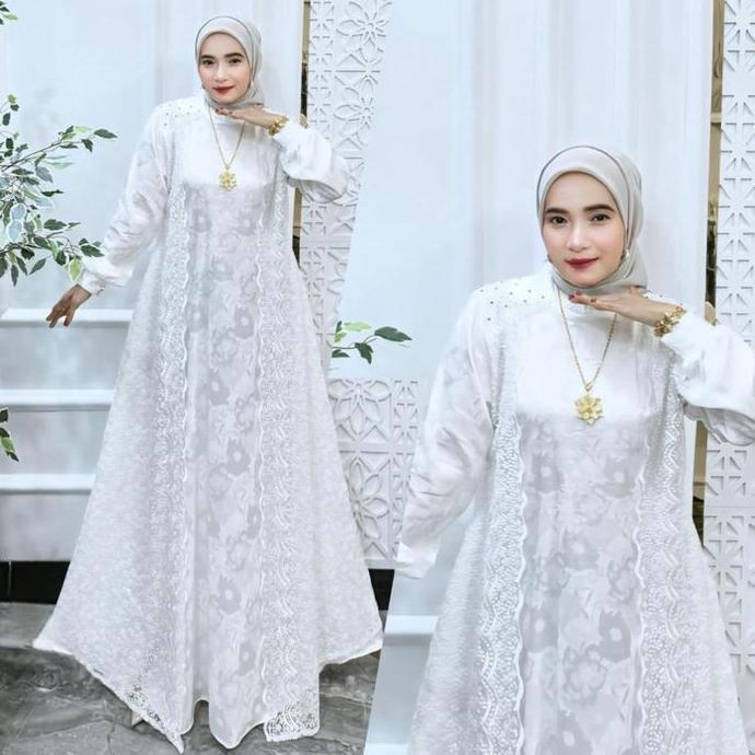 JACKLIN DRESS BY AA, GAMIS EXCLUSIVE, GAMIS PESTA LEBARAN