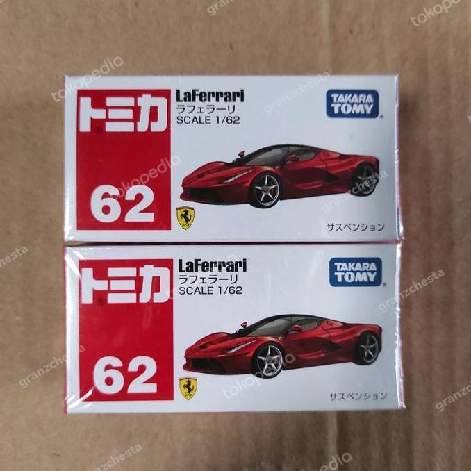 TOMICA REGULER #62 FERRARI LaFerrari RED
