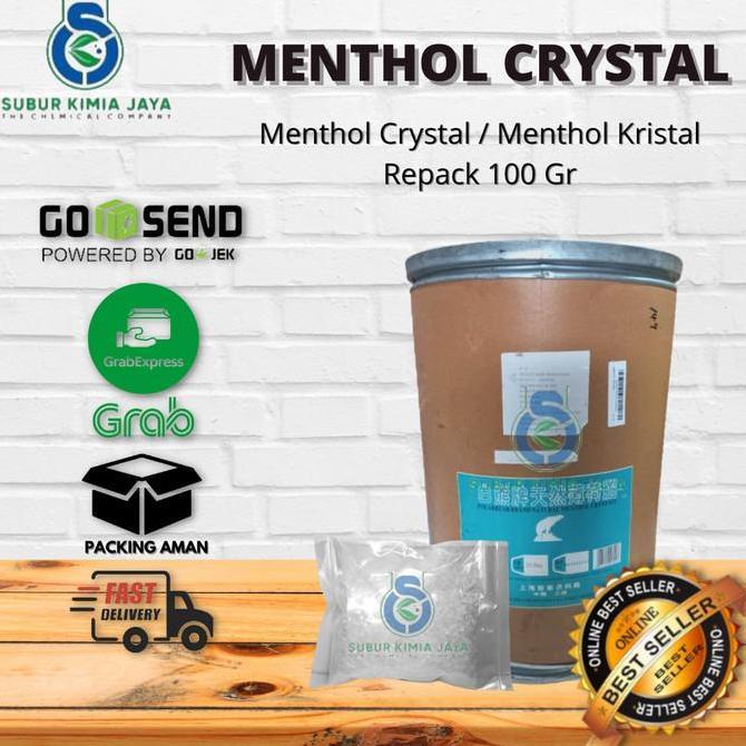 MENTHOL CRYSTAL 100 gr/ MENTHOL CRYSTAL FOODGRADE
