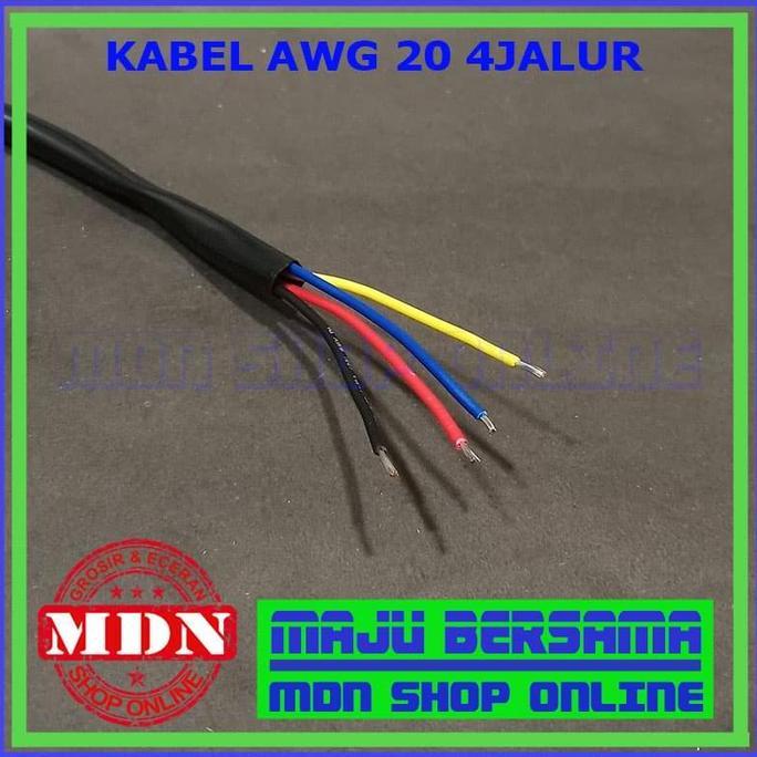 Ricita- Kabel Awg 20 4Jalur Jual Per 1Meter