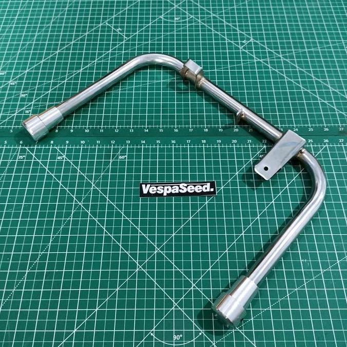 Standar Tengah Vespa Chrome Ring 10 Set Sepatu Vespa Px Excel Sprint