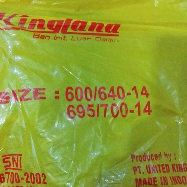 Ban Dalam Mobil Ring 14 Kingland Pentil Pendek