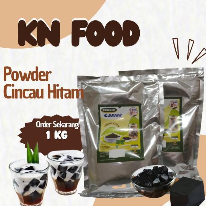 Bubuk Cincau Hitam /Bubuk Cincau Hitam Instan 1 Kg ZS