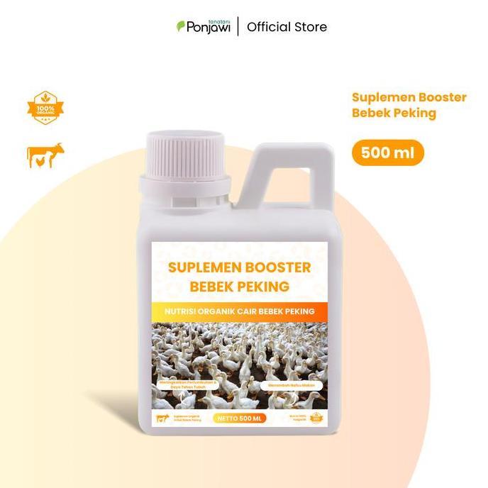 frogstoop_ - cod suplemen booster bebek peking / pedaging ponjawi 500 ml - soc, noc 100% organik, pe