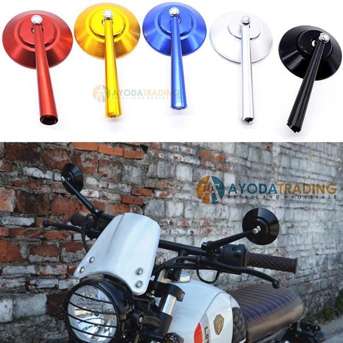 Promo Spion Motor Rizoma Bulat Kecil Warna Diskon