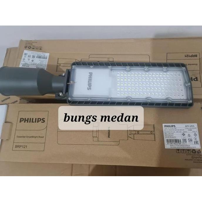LAMPU JALAN LED PHILIPS BRP121 50W 50Watt 50 Watt IP66 PUTIH PJU BRP