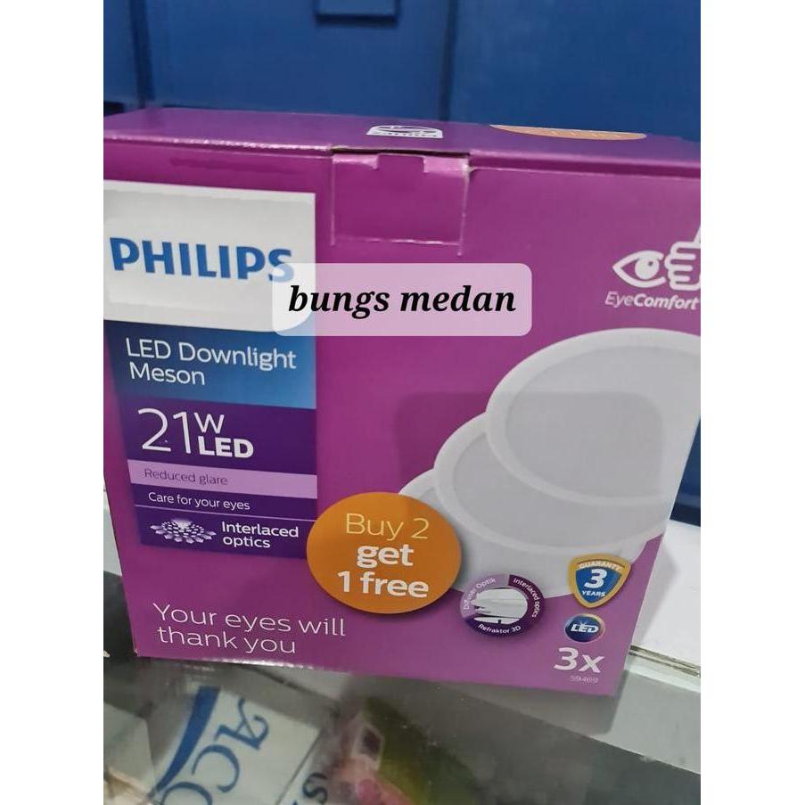 Lampu Led PHILIPS Meson 21w 21 Watt DOWNLIGHT PANEL ISI 1 TANPA KOTAK