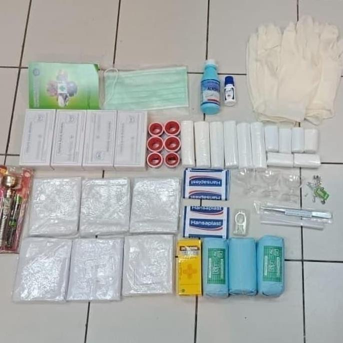Isi Kotak Obat P3K Type B lengkap / isi p3k tipe B