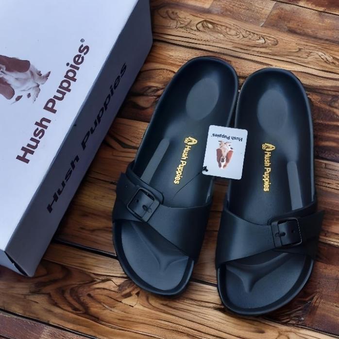 Hush Puppies Sandal Flat Wanita Karet Jelly Sendal Anti Slip On