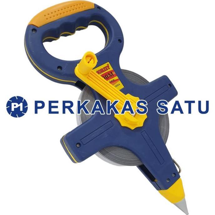 BEBAS ONGKIR - METERAN TANCAP 100M 100 M METER MTR ROL PLAT BESI ROLL GULUNG GAGANG