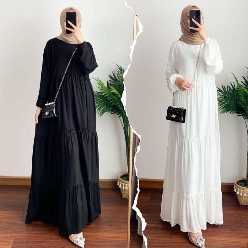 ORIGINAL HOMEY DRESS RAYON PREMIUM/GAMIS RAYON PREMIUM/GAMIS RAYON POLOS TALI SAMPING/COD