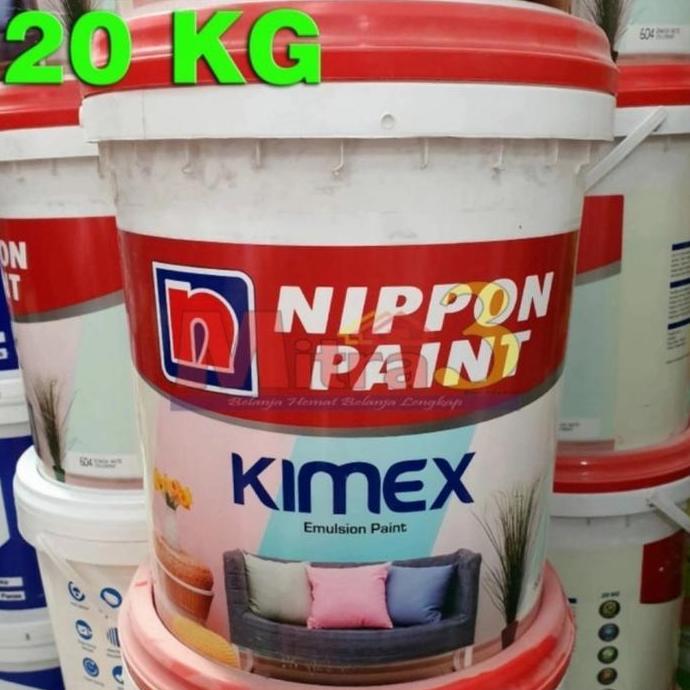 TERBARU - Cat Tembok Kimex Warna Cream @ 20 kg Khusus Medan Gojek/Grab