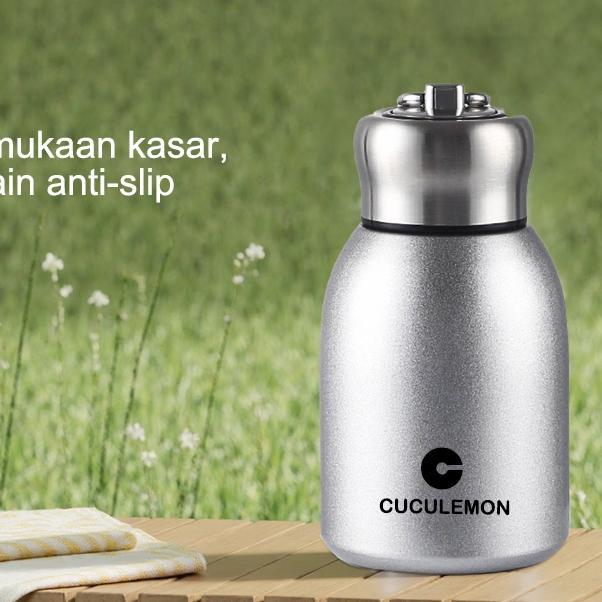 Cuculemon Termos Kopi Mini 300Ml Botol Minum Americano Tumbler Air Panas Stainless Steel Cl-02 Gelas