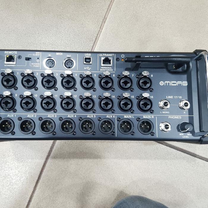 MIDAS MR-18 MR18 MR 18 DIGITAL MIXER AUDIO 18 CHANNEL MIXER DIGITAL RACK ORIGINAL DAN TERPERCAYA
