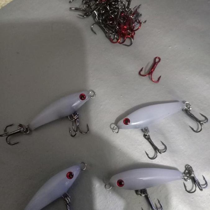 Pesce- Umpan Pancing Lure Hampala / Swimmer / Swim Bait / Umpan Ikan Hampala Micro Minnow Sinking Ba