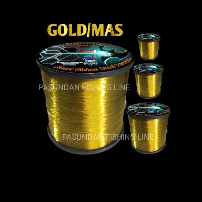 Pesce- Pasundan Fishing Line Rna Gold Rol Besar Senar Pancing Olahan Siap Pakai Anti Kriting Kuat