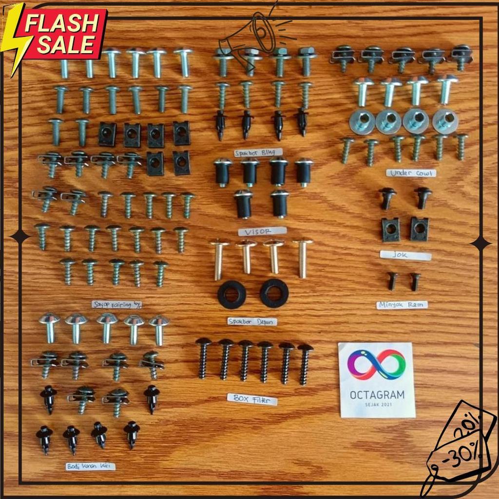 Baut Full Set Body Gsx 150R/Baut Body Full Set Suzuki Gsx 150R Gratis Ongkir
