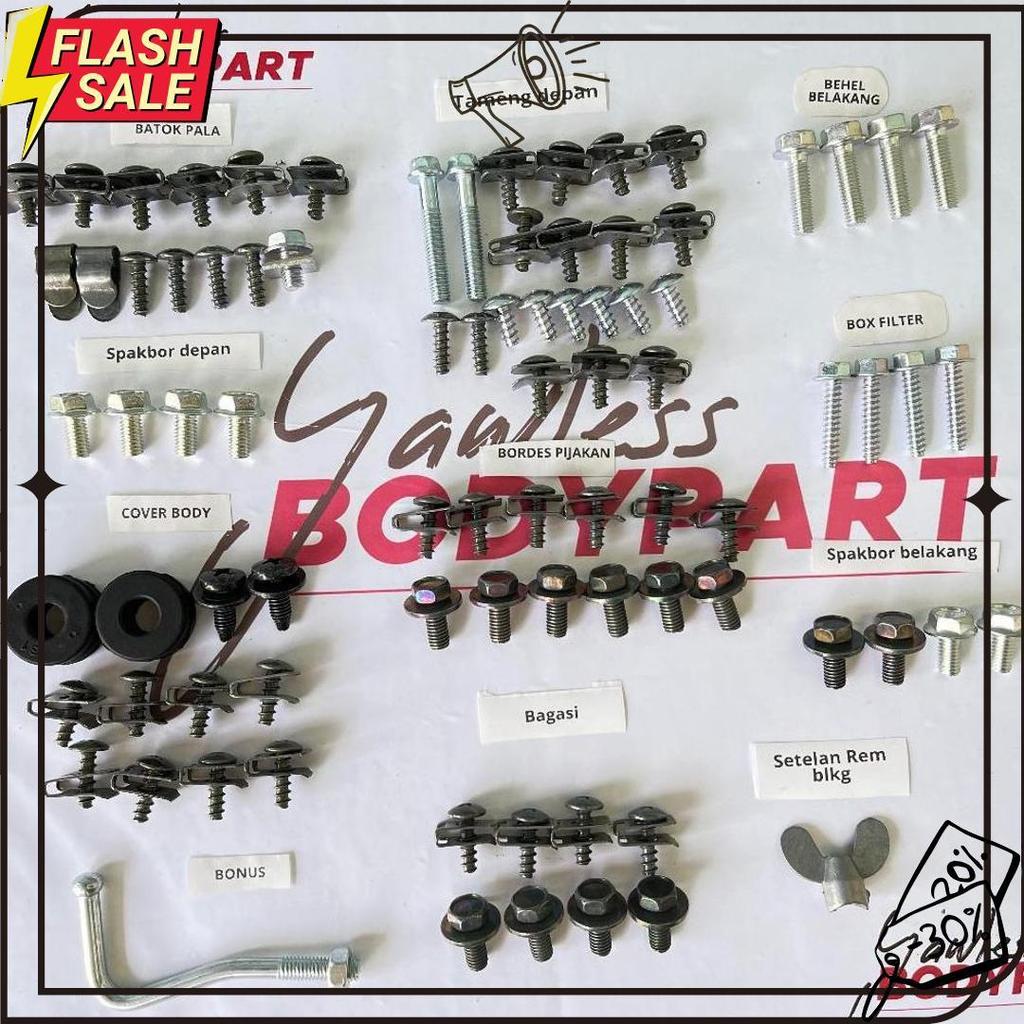 Baut Body Mio Sporty - Baut Body Mio Smile - Baut Mio Sporty Full Body / Baut Cvt Mio Sporty Meledak