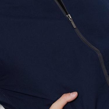 M231 Jaket Pria Bomber Oxford Panjang Navy 1768B