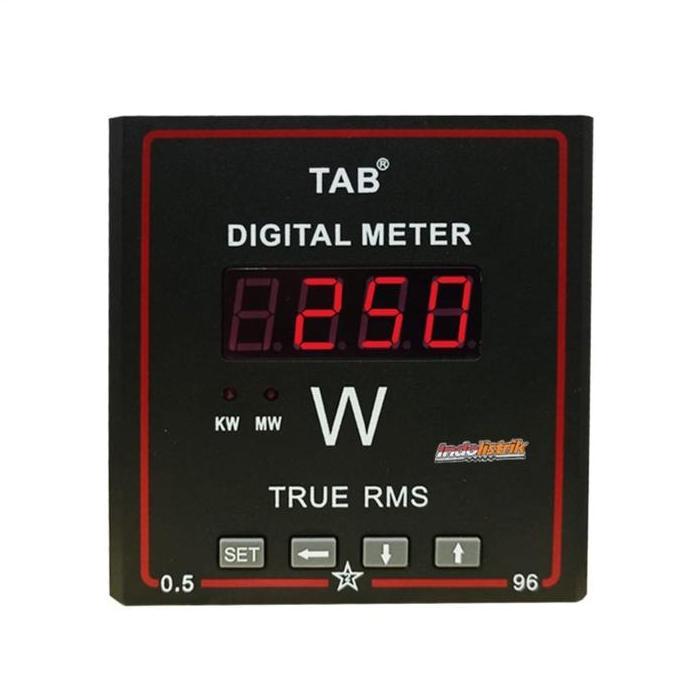 Power Watt Meter Dital KW Meter 96 x 96 3P / 4W TAB - Dital Meter