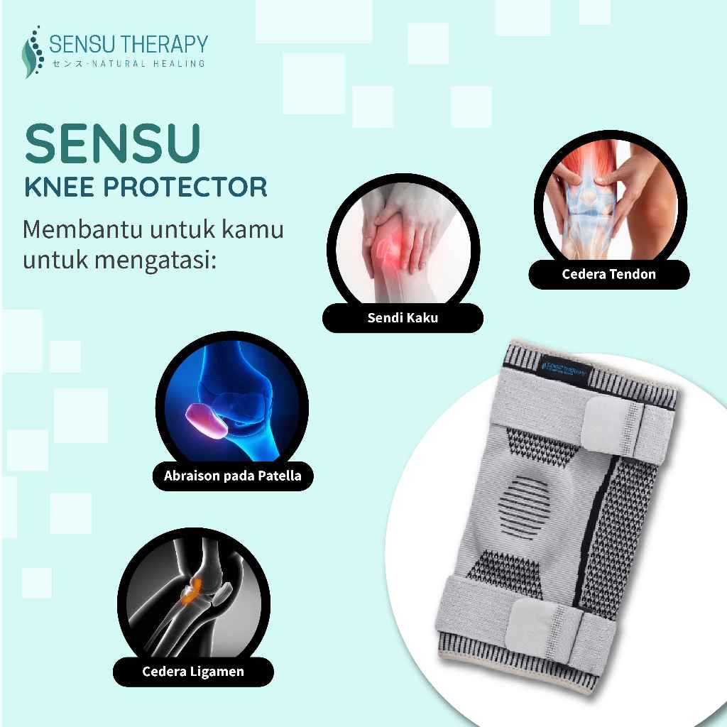 Sensu Deker Lutut Sensu Terapi Nyeri & Penyangga Sendi Lutut