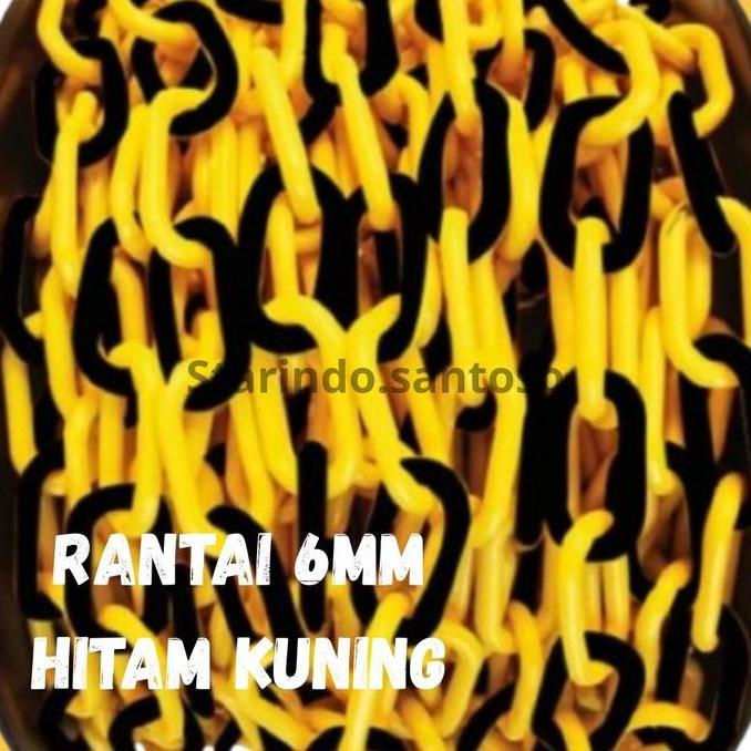 1 Roll Rantai Pvc 6Mm Per Rol 25 Meter Grosir Rante Plastik Jalan Gantungan