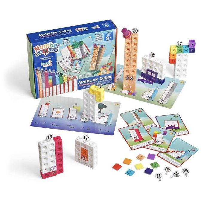 Hand2Mind Numberblocks MathLink Cubes 1120 Activity Set Mainan Anak