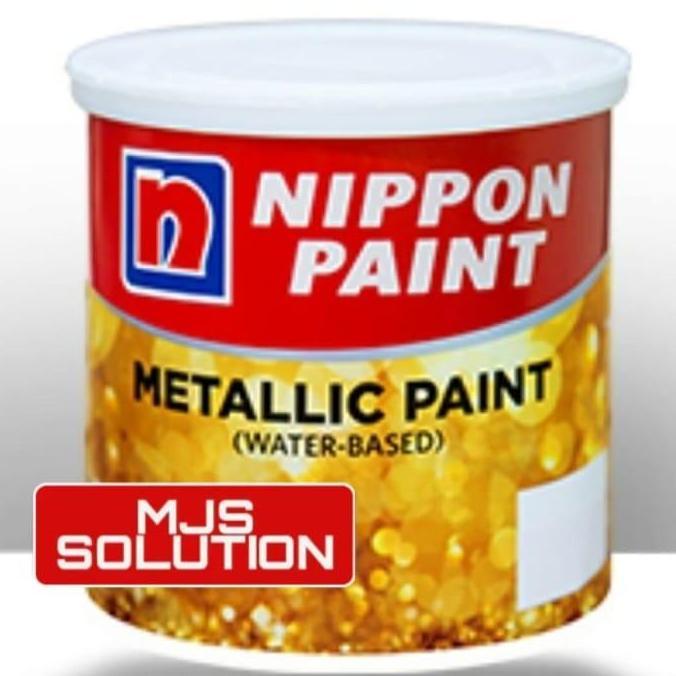 Mjs Solution Cat Warna Emas Metalic Paint Water Base Gold Nippon Paint Sparkle Berbahan Dasar Air Ca