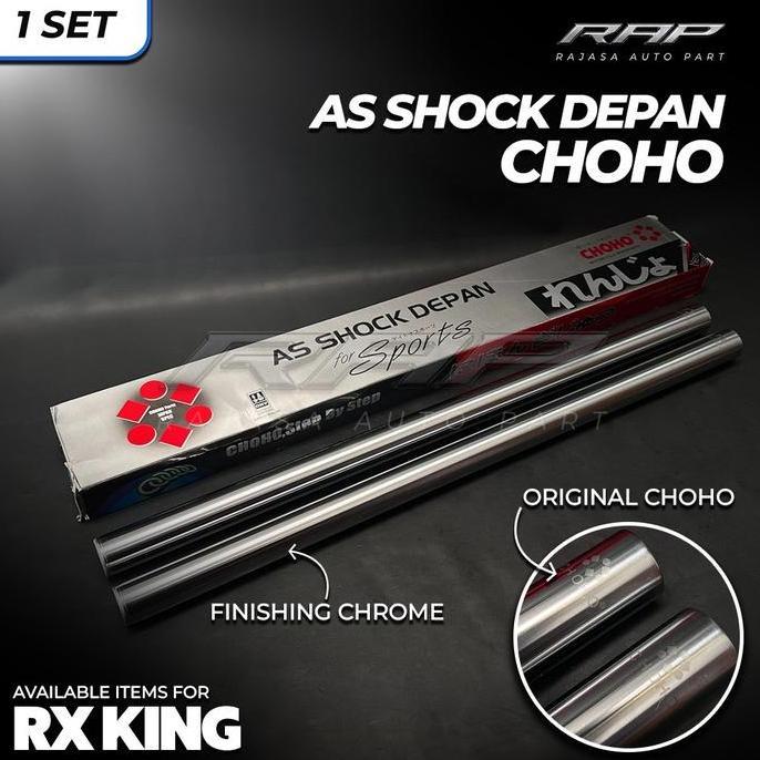 Choho As Shock Depan Rx King Choho Silver Chrome Original Shock Depan Rx King Choho Termurah