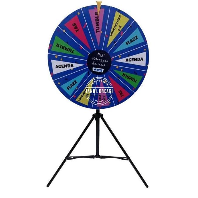 Spin Wheel 50cm / Lucky Draw / Wheel Fortune Mainan Anak