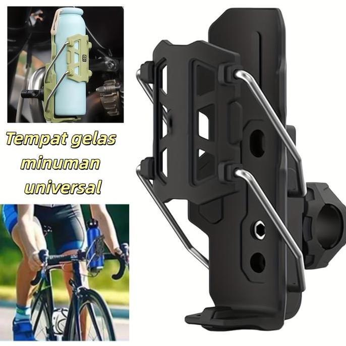 TEMPAT MINUM BOTOL MOTOR MOUNTING SPION UNIVERSA/BOTTLE HOLDER MOTOR TEMPAT BOTOL MOTOR UNIVERSAL/ T