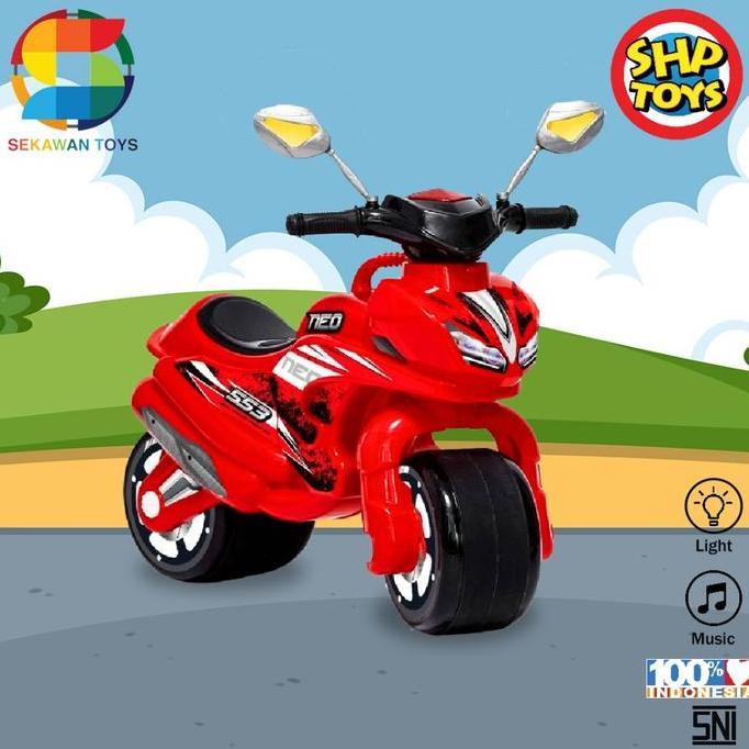 (BISA COD) MOTOR DI NAIKI / RIDE ON / Mainan Anak Motor Balap /Mainan Motor Motoran Bisa Dinaiki SHP
